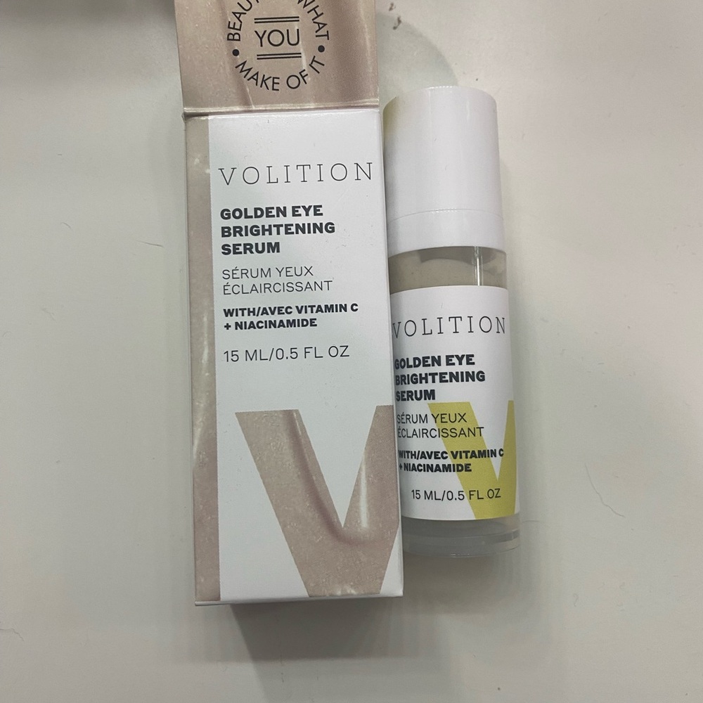 Volition brightening eye serum